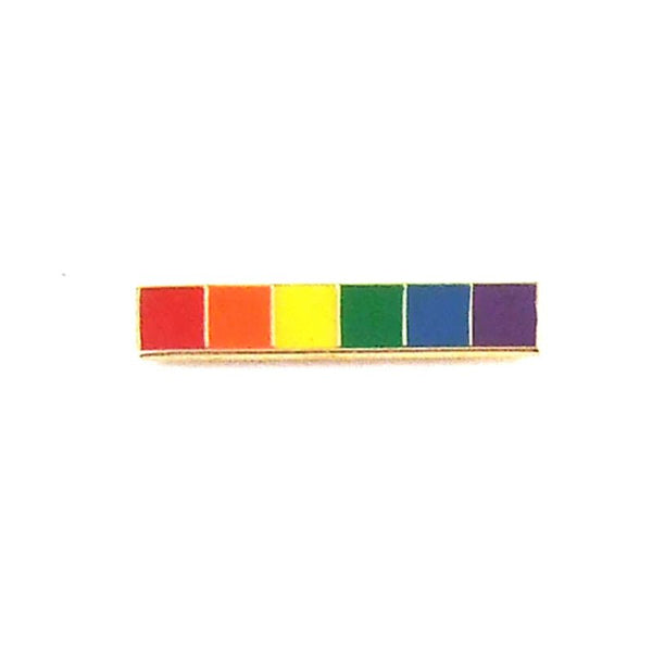 Gaysentials Lapel Pin - Rainbow Bar - TruLuv Novelties