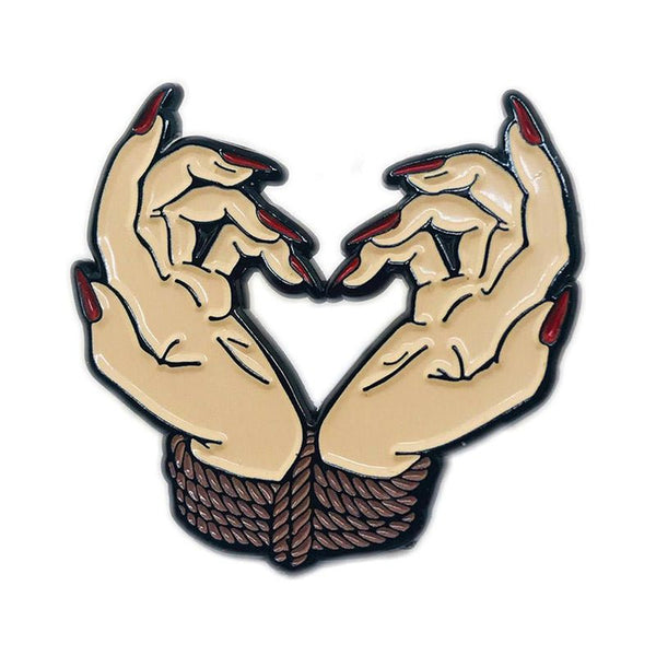 Geeky & Kinky Bound by Love Enamel Pin - TruLuv Novelties