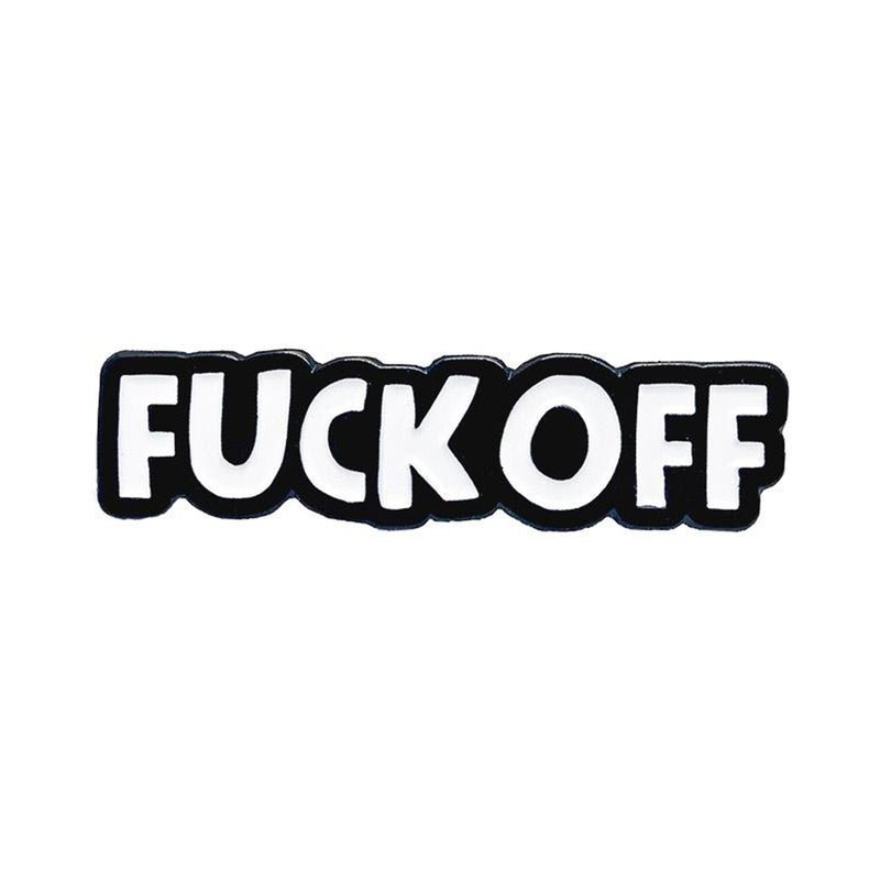 Geeky & Kinky Fuck Off Enamel Pin - TruLuv Novelties