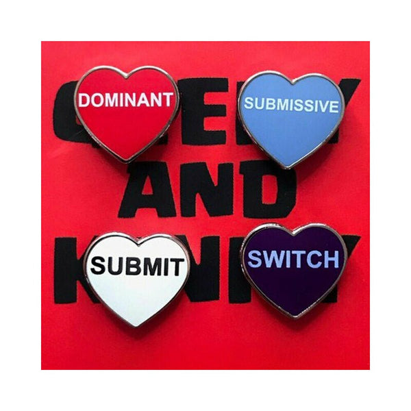 Geeky & Kinky Kinky Hearts Series 5 Enamel Pins - TruLuv Novelties