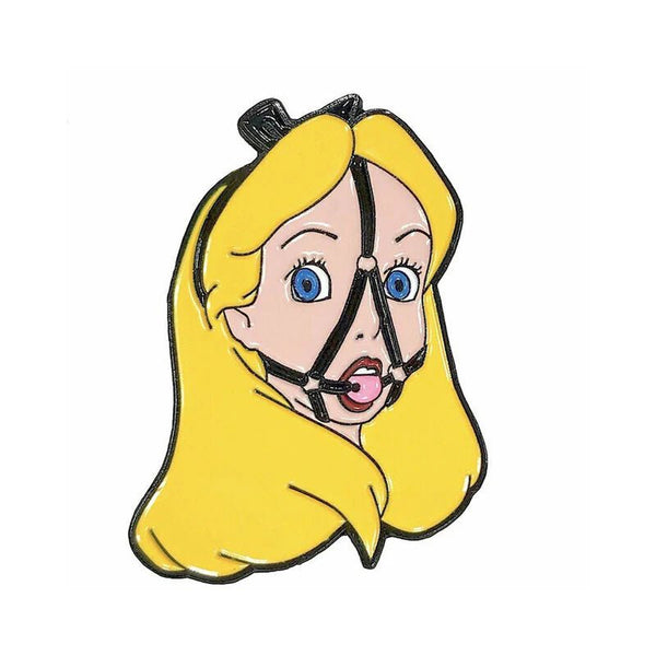 Geeky & Kinky Lady In Wonderland Enamel Pin - TruLuv Novelties