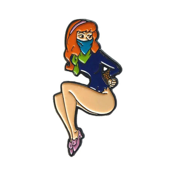 Geeky & Kinky The Red Head Enamel Pin - TruLuv Novelties