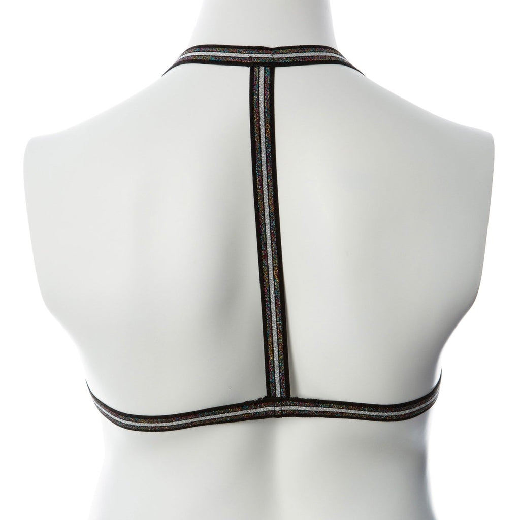 Gender Fluid Silver Lining Harness - Small/large - Multi - Color - TruLuv Novelties