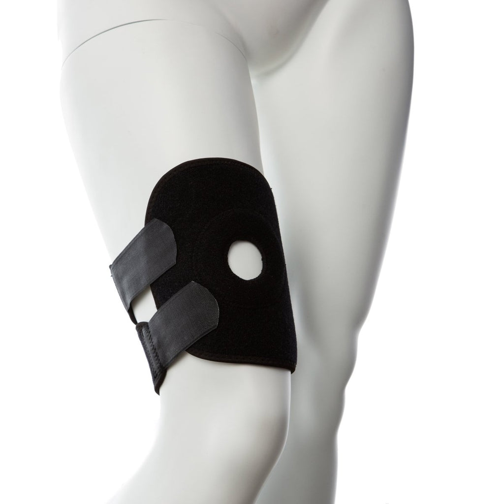 Gender Fluid Thigh Rider Strap - on Harness - Small - Large - Black - TruLuv Novelties