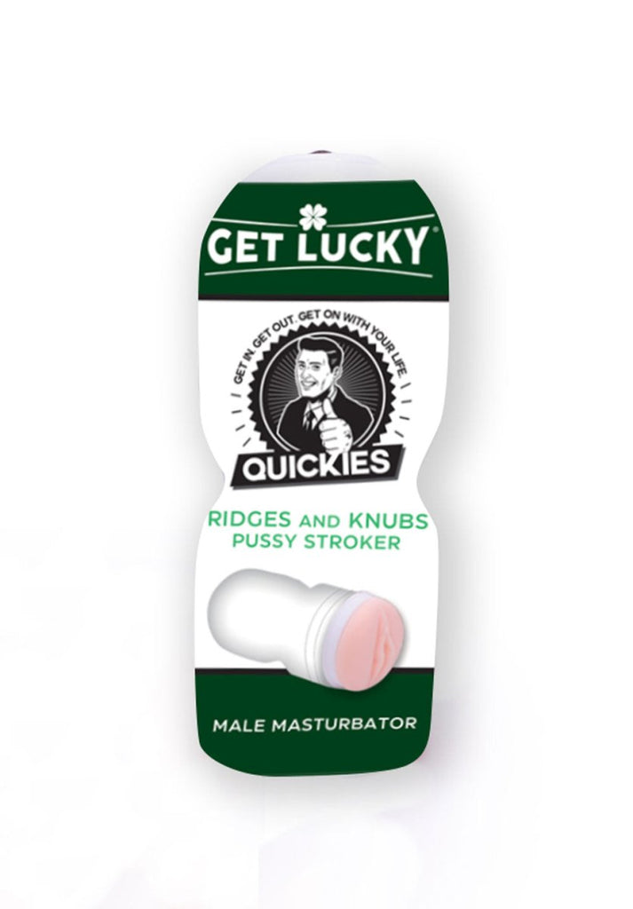 Get Lucky Quickies Ridges and Knubs Pussy Stroker - TruLuv Novelties