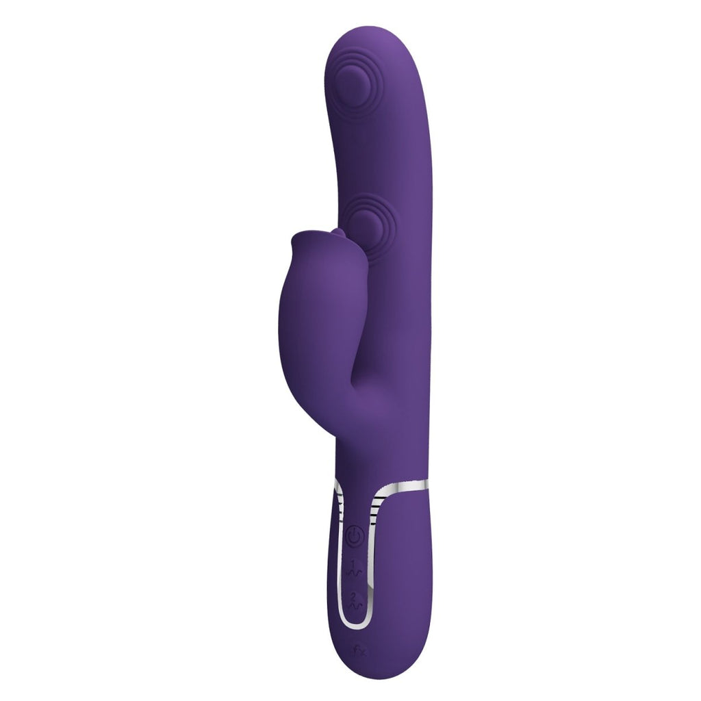 Gigi Twinkled Tenderness Rabbit Vibrator - Purple - TruLuv Novelties