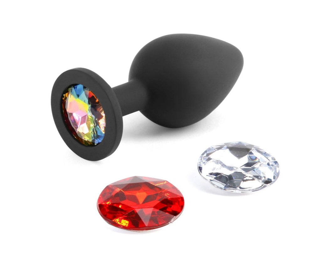 Glams Xchange Round - Medium - Black - TruLuv Novelties