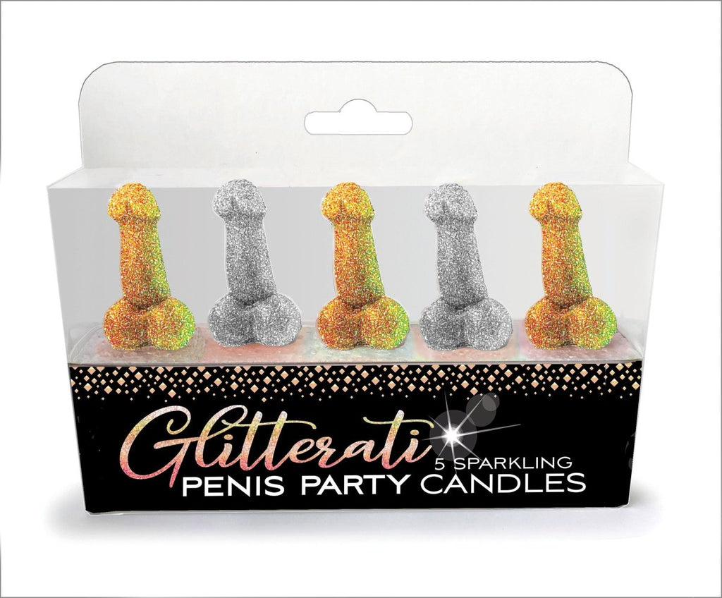 Glitterati Penis Party Candles - TruLuv Novelties