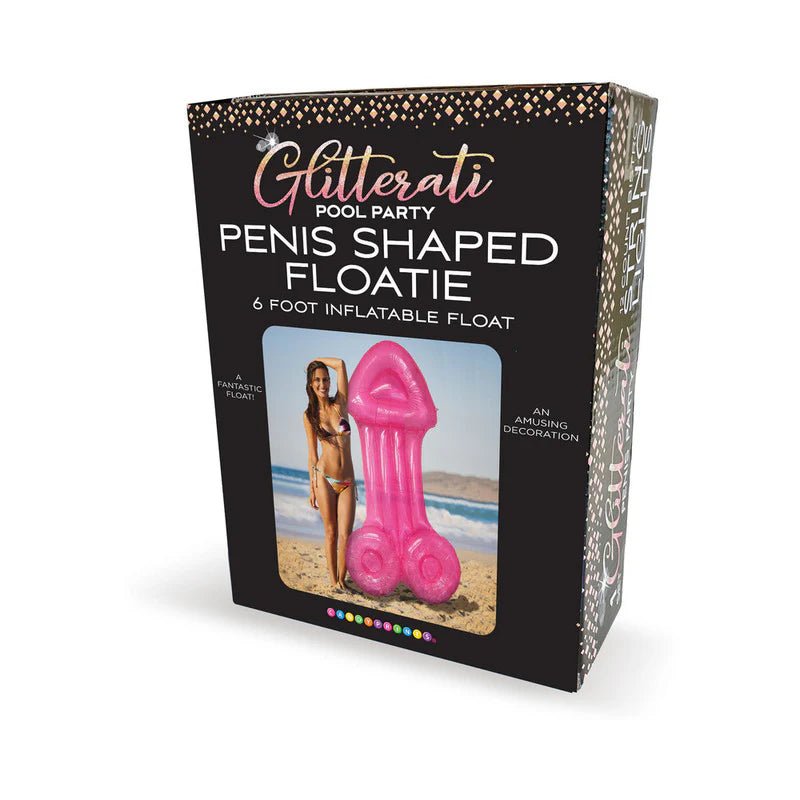 Glitterati Pool Party Penis - Shaped Floatie 6 ft. - TruLuv Novelties