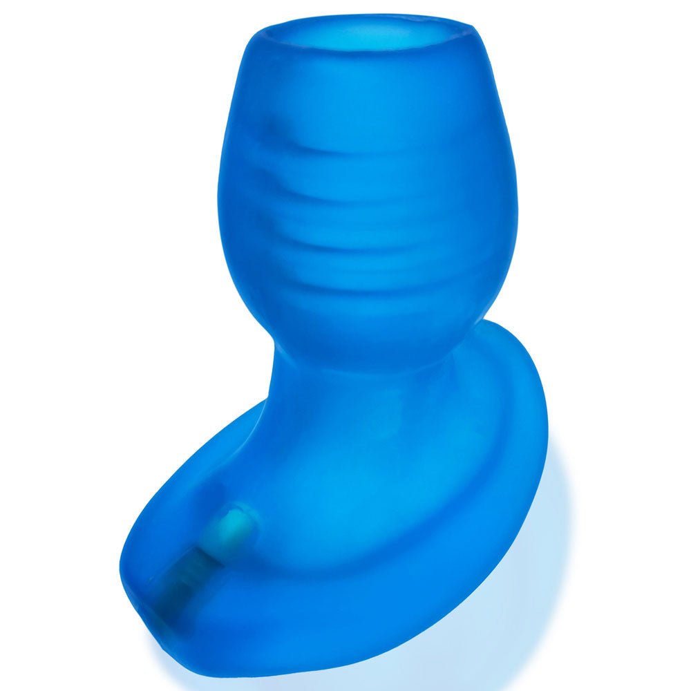 Glow Hole 2 Butt Plug - Large - Blue Morph - TruLuv Novelties