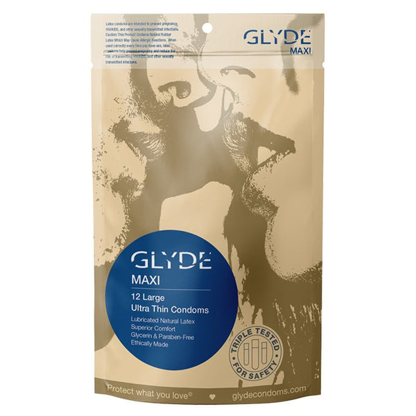 Glyde Maxi Large/Xl 12pk - TruLuv Novelties