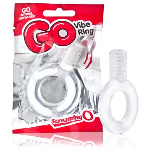 Go Vibe Ring - Each - Clear - TruLuv Novelties