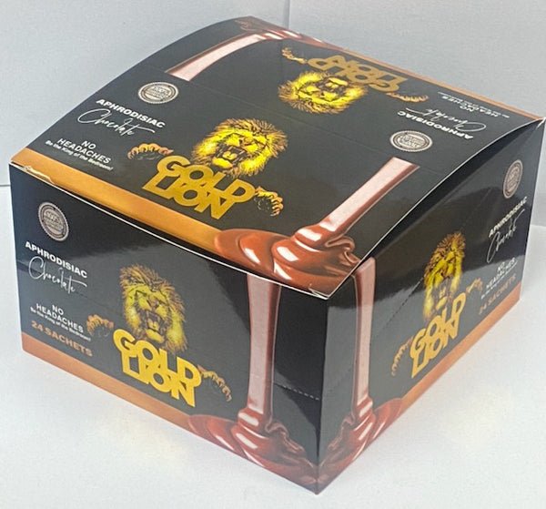 Gold Lion Chocolate 24ct Display - TruLuv Novelties