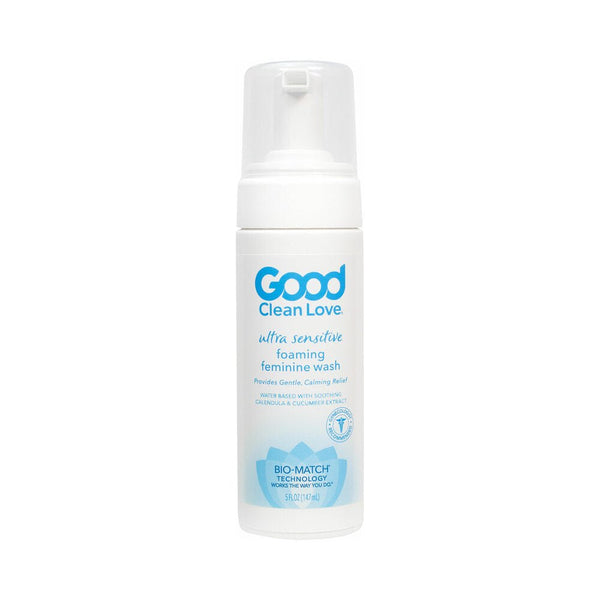 Good Clean Love Ultra Sensitive Foaming Feminine Wash 5 oz. - TruLuv Novelties
