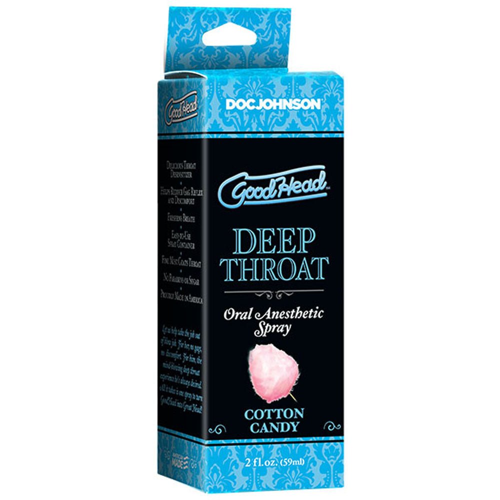 Goodhead - Deep Throat Spray - Cotton Candy - 2 Fl. Oz. - TruLuv Novelties