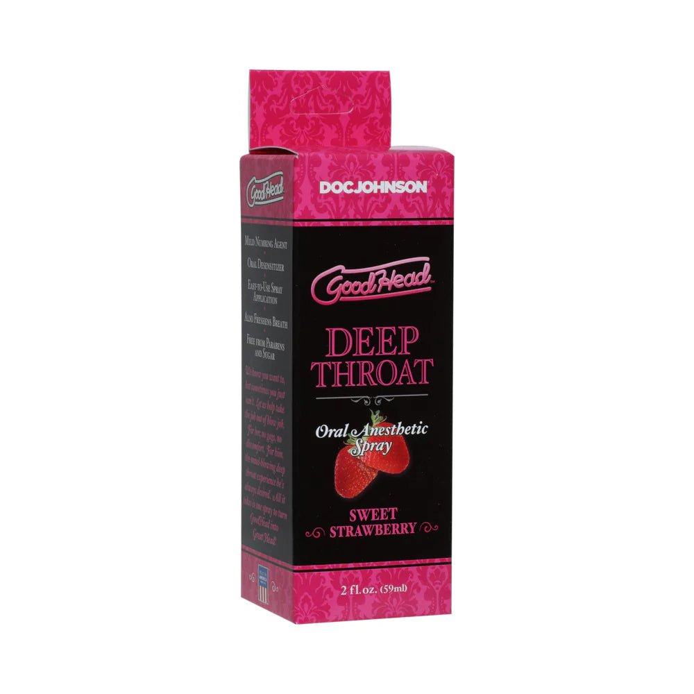 GoodHead - Deep Throat Spray - Sweet Strawberry - TruLuv Novelties