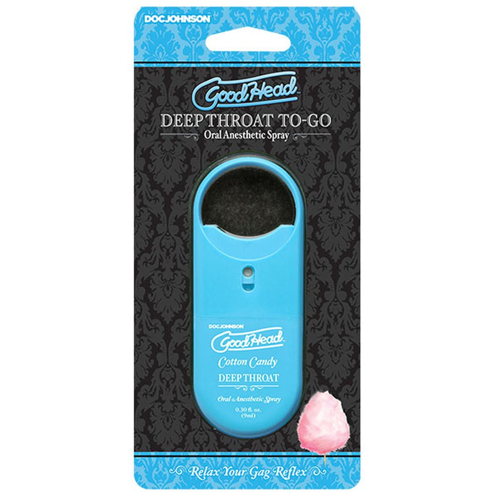 Goodhead - Deep Throat Spray to - Go - Cotton Candy - 0.30 Fl. Oz. - TruLuv Novelties