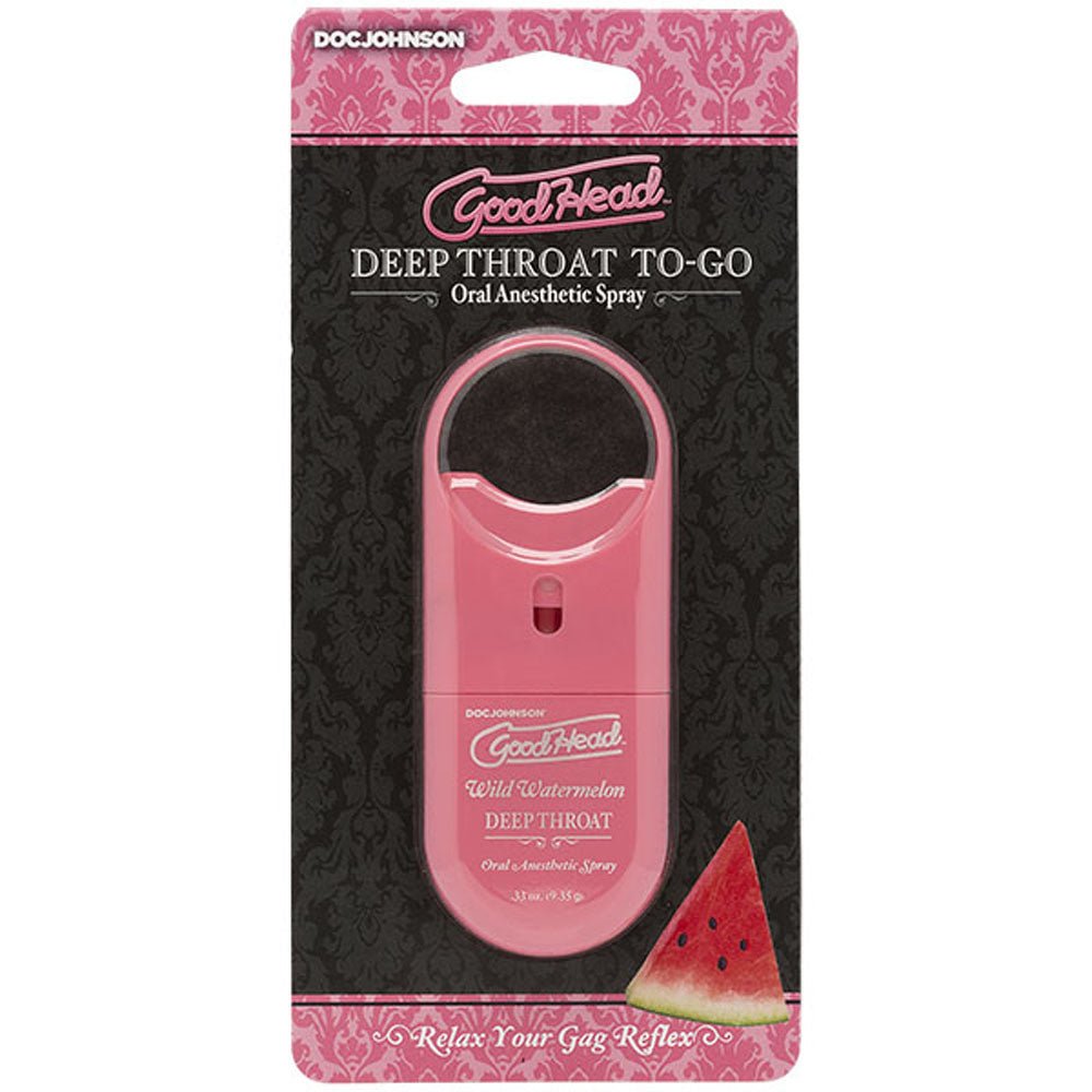 Goodhead - Deep Throat Spray to-Go - Wild Watermelon - .33 Oz. - TruLuv Novelties