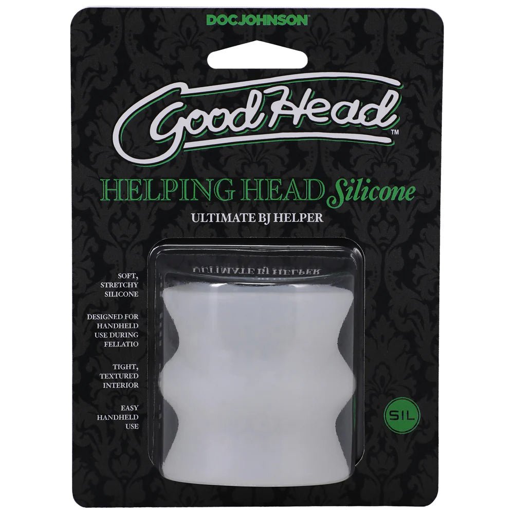 GoodHead Helping Head Silicone Ultimate BJ Helper Frost - TruLuv Novelties