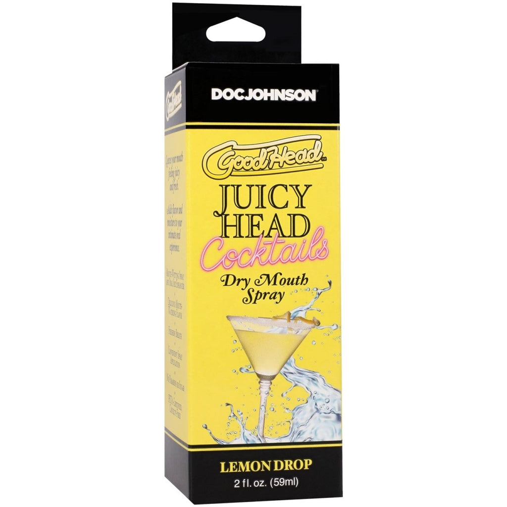 Goodhead - Juicy Head - Cocktails Dry Mouth Spray Lemon Drop - 2oz - TruLuv Novelties
