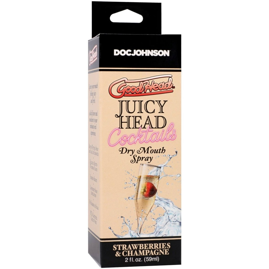 Goodhead - Juicy Head - Cocktails Dry Mouth Spray Strawberries/champagne - 2oz - TruLuv Novelties