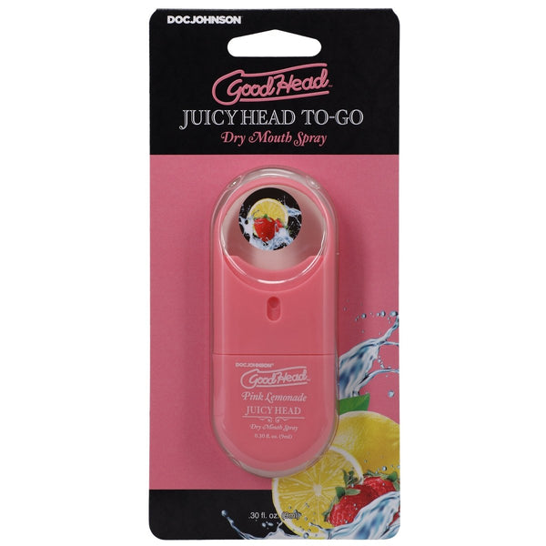 Goodhead - Juicy Head Dry Mouth Spray to - Go .30 Fl - Pink Lemonade - TruLuv Novelties