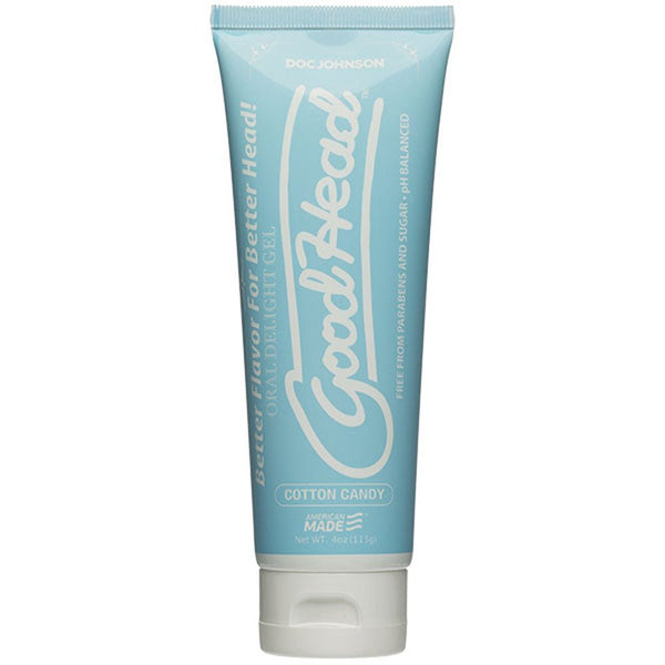 Goodhead - Oral Delight Gel - 4 Oz Tube - Cotton Candy - TruLuv Novelties