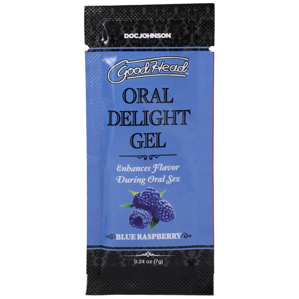 Goodhead - Oral Delight Gel - Blue Raspberry - 0.24 Oz - TruLuv Novelties