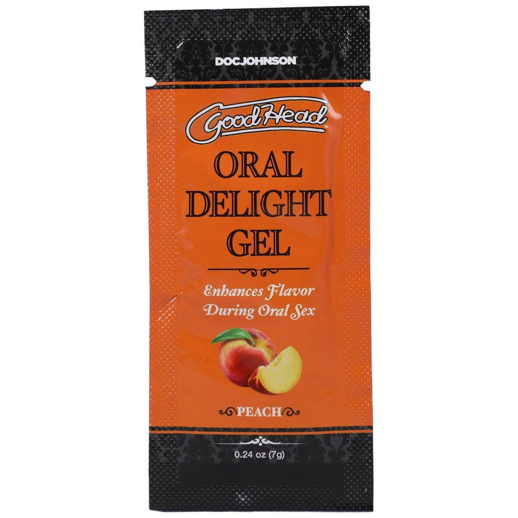 Goodhead - Oral Delight Gel - Peach - 0.24 Oz - TruLuv Novelties