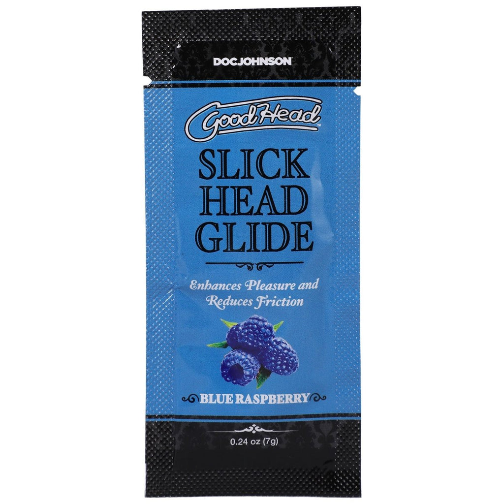 Goodhead - Slick Head Glide - Blue Raspberry - 0.24 Oz - TruLuv Novelties
