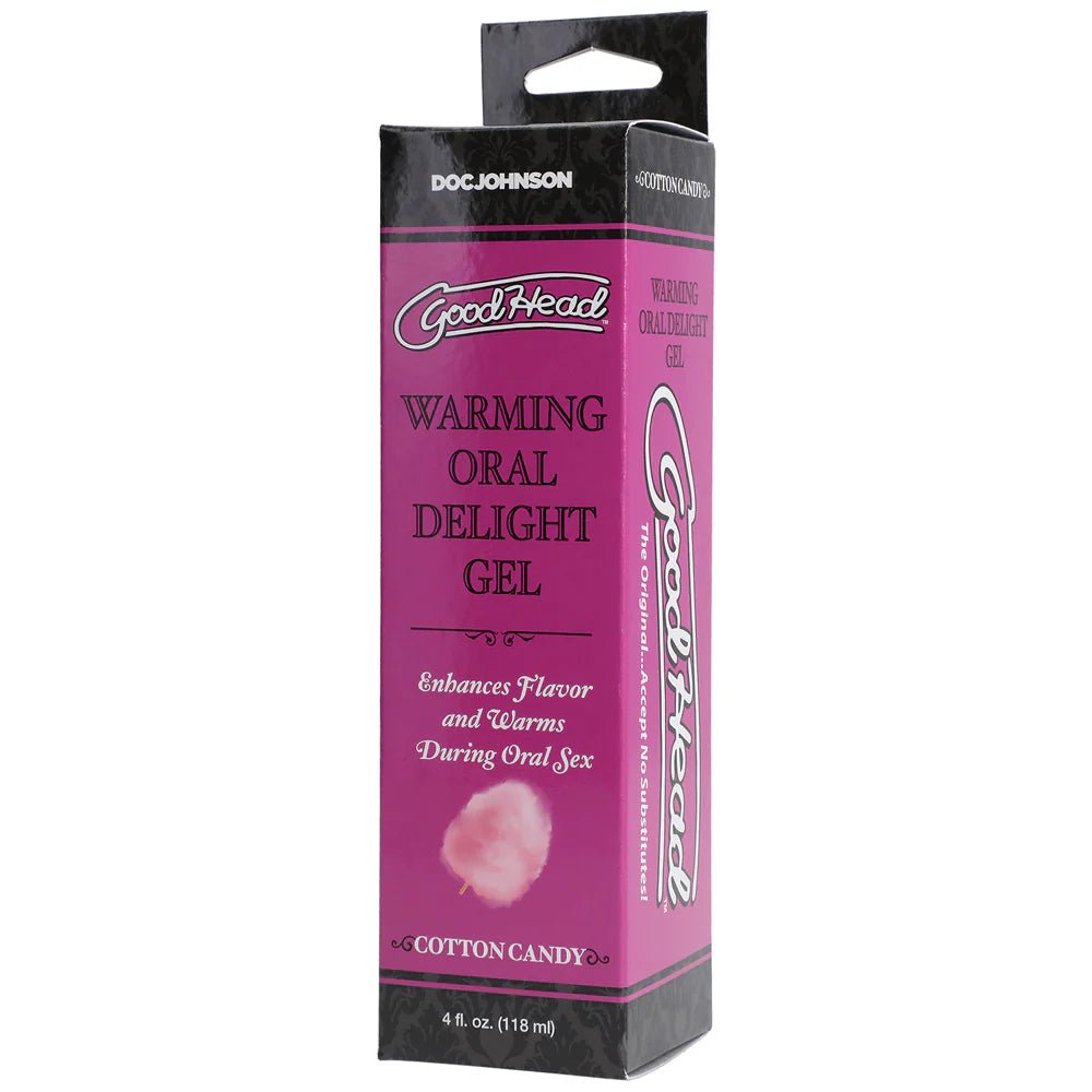 GoodHead Warming Head Oral Delight Gel Cotton Candy 4 oz. - TruLuv Novelties