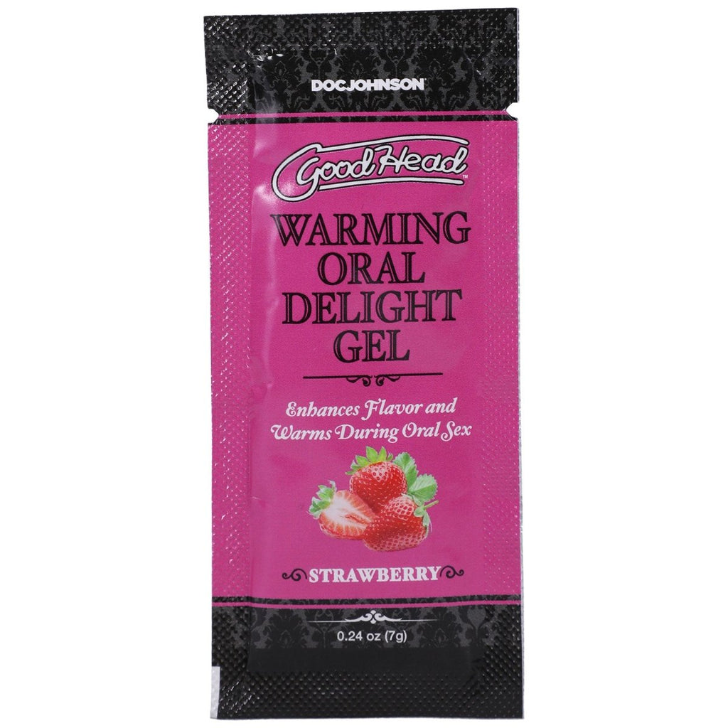 Goodhead - Warming Oral Delight Gel - Strawberry - 0.24 Oz - TruLuv Novelties
