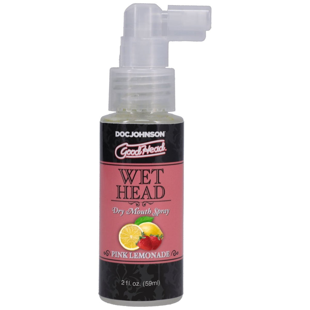Goodhead - Wet Head - Dry Mouth Spray - Pink Lemonade - 2 Fl. Oz. (59ml) - TruLuv Novelties