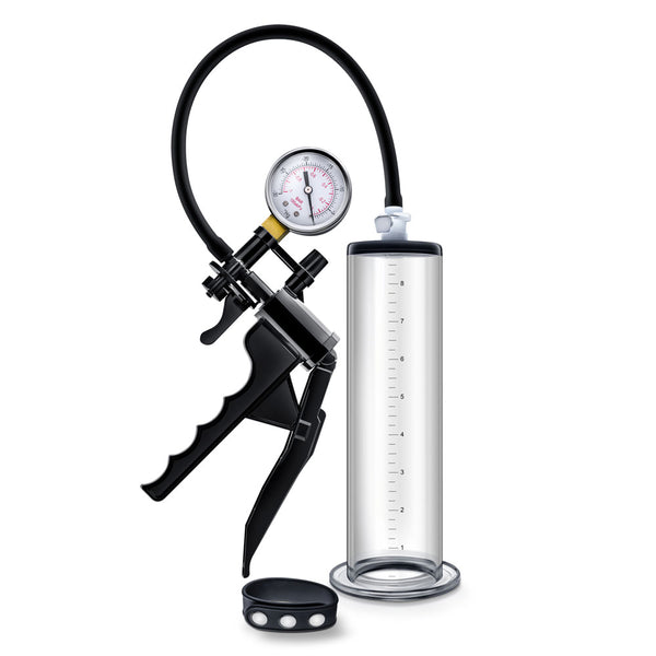 Performance - Vx8 Premium Penis Pump System With Silicone Cock Strap - Clear