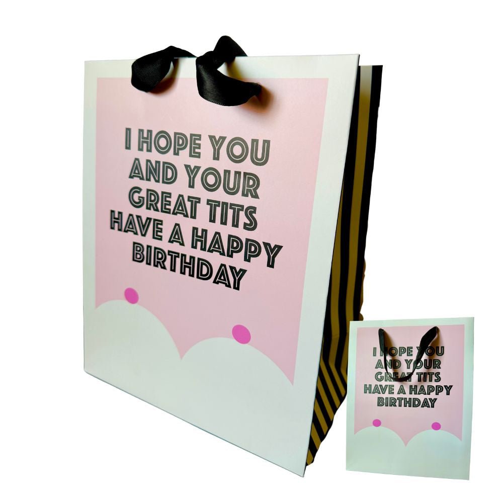 Great Tits Medium Gift Bag - TruLuv Novelties