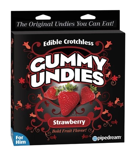 Gummy Undies - for Him - Strawberry - TruLuv Novelties