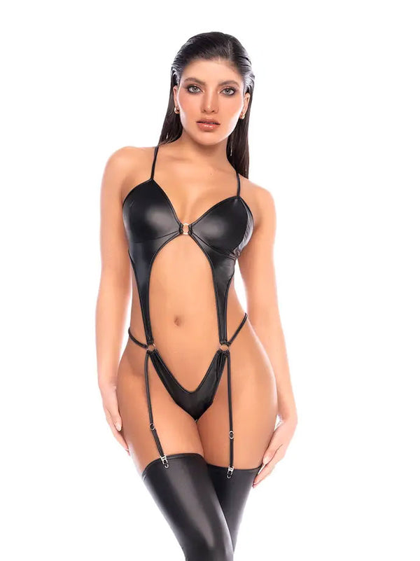 Bodysuit Wet Black Large/extra Large