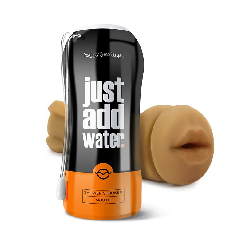 Happy Ending Just Add Water Self - Lubricating Shower Stroker - Mouth - TruLuv Novelties