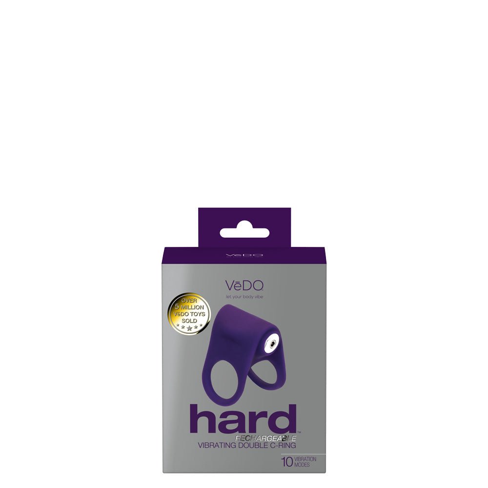 Hard Rechargeable C-Ring - Purple - TruLuv Novelties