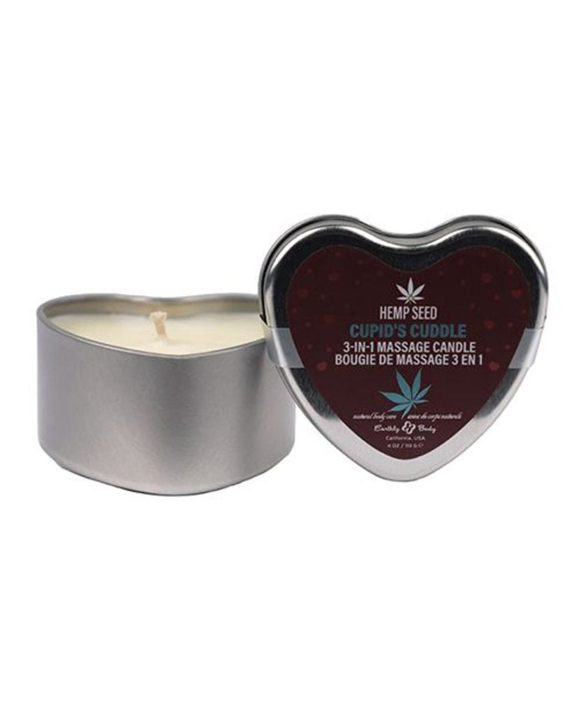 Hemp Seed 3-in-1 Valentines Day Candle - Cupid's Cuddle 4 Oz - TruLuv Novelties