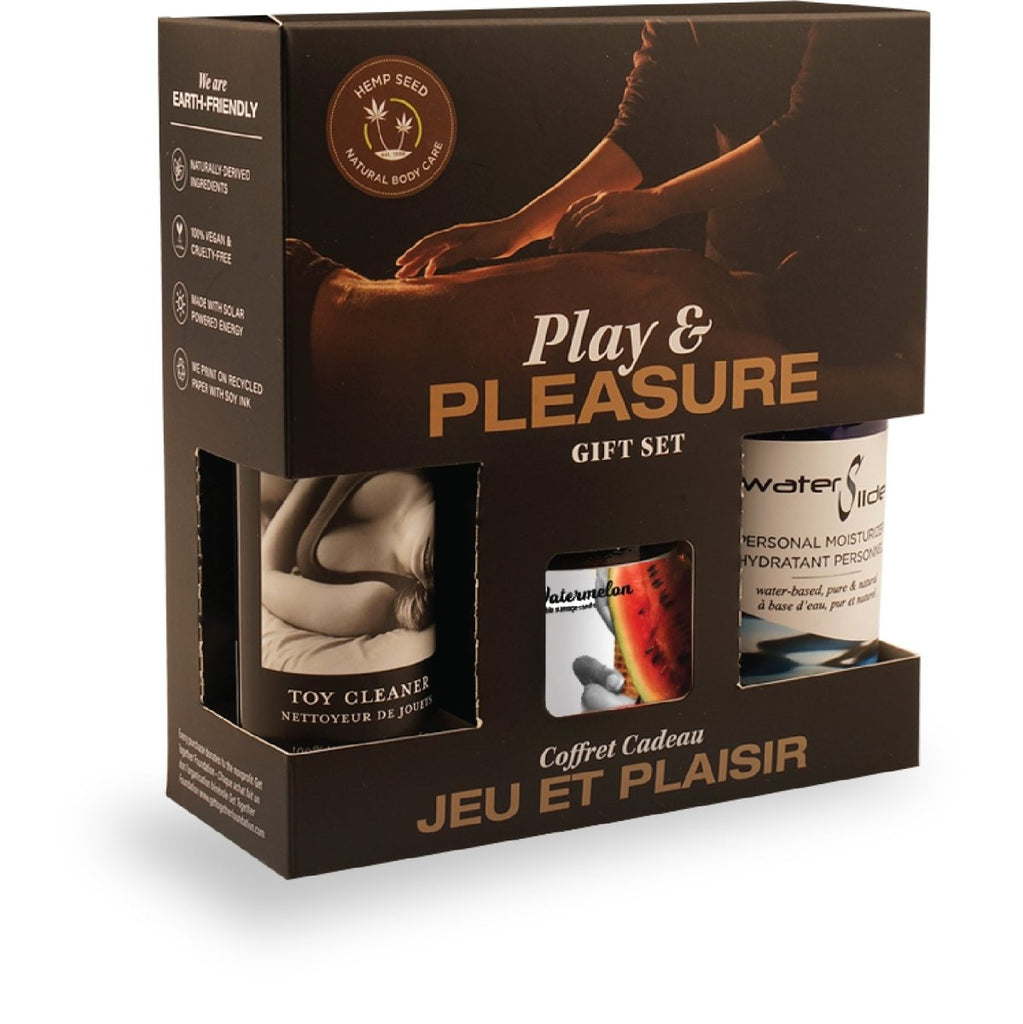 Hemp Seed by Night Play and Pleasure Gift Set - Pleasure Gift Set - Watermelon - TruLuv Novelties