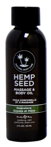 Hemp Seed Massage and Body Oil - Guavalava 2 Fl. Oz- 60ml - TruLuv Novelties
