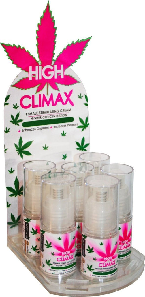 High Climax Female Stimulating Cream - 0.5 Fl. Oz. - 15 ml - 6 Count Display - TruLuv Novelties