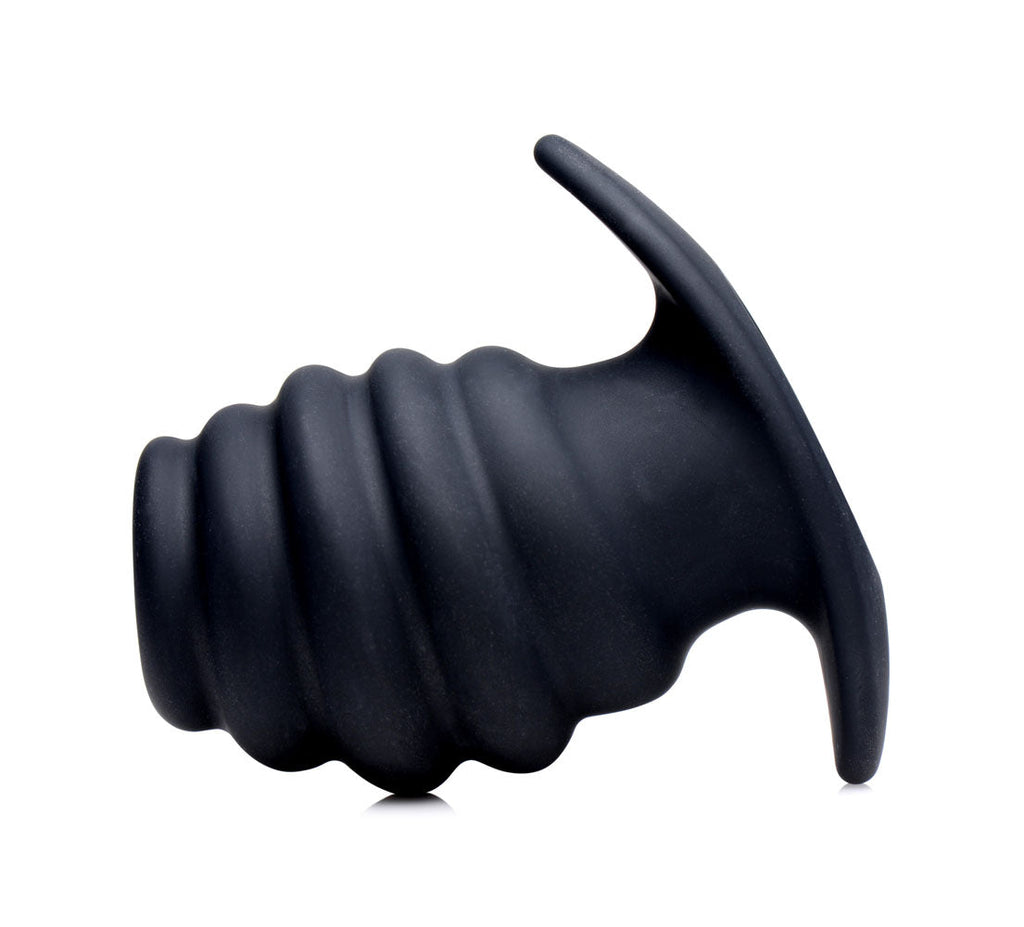 Hive Ass Tunnel Silicone Ribbed Hollow Anal Plug - Medium - TruLuv Novelties