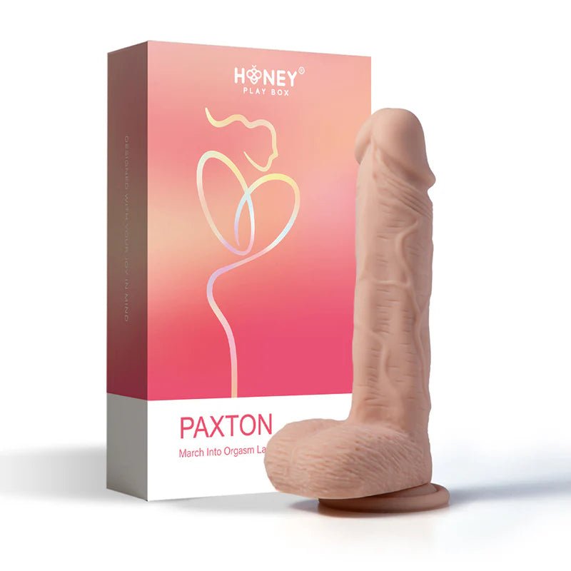 Honey Play Box Paxton App Controlled Realistic Thrusting Penetrator Dildo 7.5 in. - TruLuv Novelties