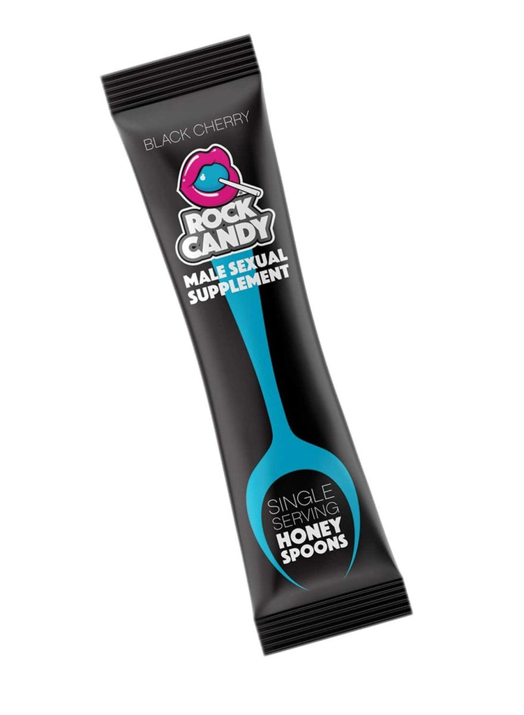 Honey Spoon - Male Sexual Supplement - Black Cherry 24 Ct Display - TruLuv Novelties