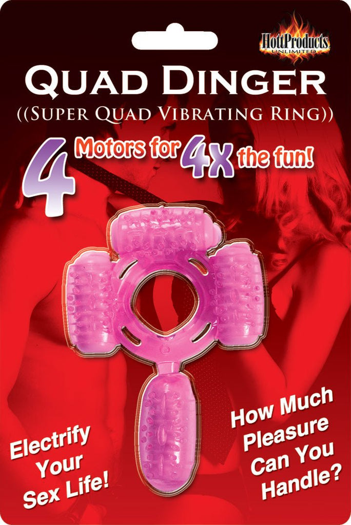 Humm Dinger Super Squad With 4 Motors - Magenta - TruLuv Novelties