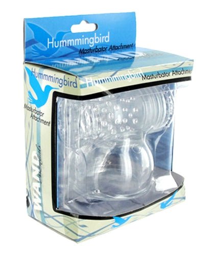 Hummmingbird Masturbator Attachment - Clear - TruLuv Novelties