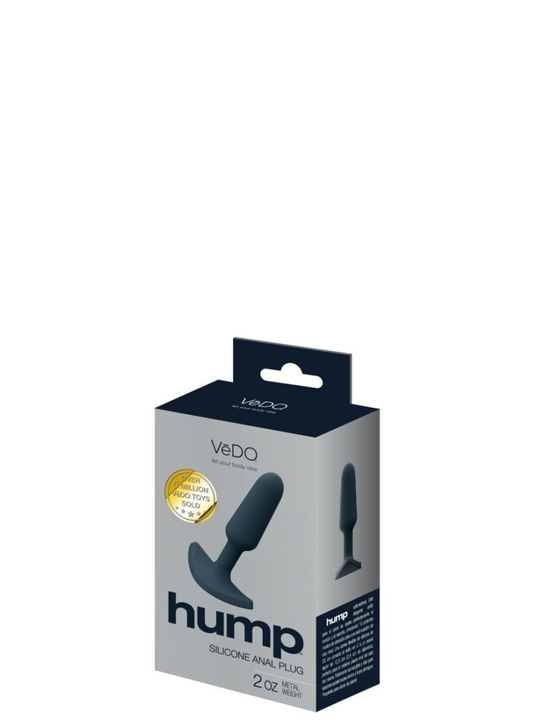 Hump Silicone Anal Plug - Black - TruLuv Novelties