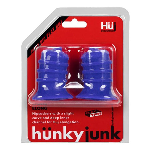 Hunkyjunk ELONG nipsuckers, cobalt - TruLuv Novelties